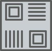 diseño de icono de vector de código qr