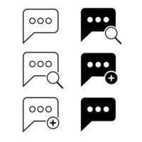 Speech bubble icon vector design