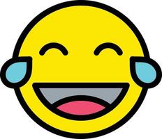 Grin Tongue Squint Vector Icon Design