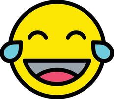 Grin Tongue Squint Vector Icon Design