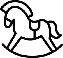 diseño de icono de vector de caballo