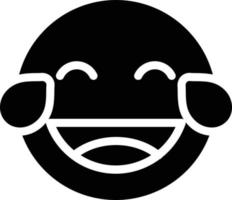 Grin Tongue Squint Vector Icon Design