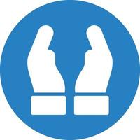 Hand Holding Medical Vector Icon Design
