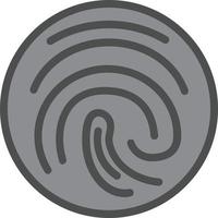 Fingerprint Vector Icon Design