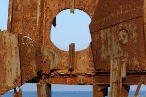 Old and rusty iron. photo