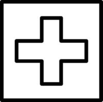 Plus Square Vector Icon Design