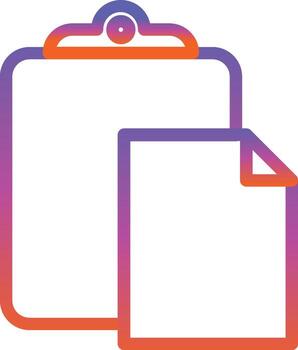 pegar el diseño del icono del vector