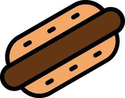 Hotdog Vector Icon Design