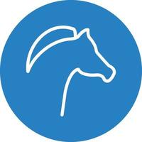 Horse Head Vector Icon Design