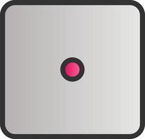 Dice One Vector Icon Design