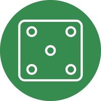 Dice Five Vector Icon Design
