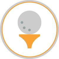 Golf Ball Vector Icon Design