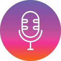 Microphone Alt Vector Icon Design