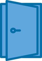 diseño de icono de vector abierto de puerta