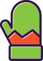 Mitten Vector Icon Design