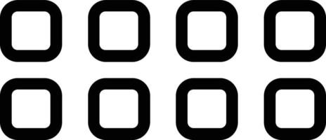 Grip Horizontal Vector Icon Design