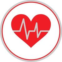 Heartbeat Vector Icon Design