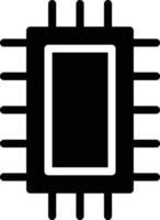 diseño de icono de vector de microchip