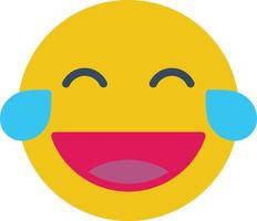 Grin Tongue Squint Vector Icon Design
