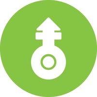 Mars Stroke V Vector Icon Design
