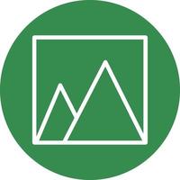 Mountain Vector Icon Design