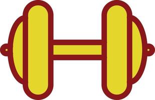 Dumbbell Vector Icon Design