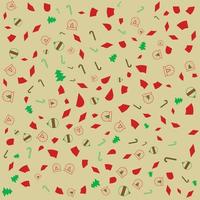 Seamless Christmas Digital Paper, Christmas Pattern, Christmas Plaid, Holly Pattern Paper, Christmas Paper Craft vector