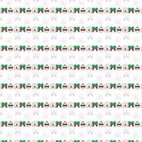 Christmas pattern with background, seamless pattern background with Christmas festive elements and objects in line art vector