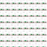 Christmas pattern with background, seamless pattern background with Christmas festive elements and objects in line art vector