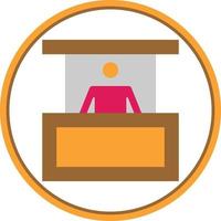 Person Booth Vector Icon Design