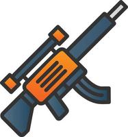 icono de vector de pistola