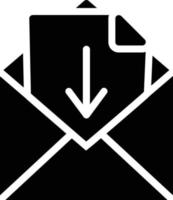 Inbox Vector Icon Design