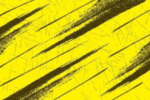 Yellow and black grunge texture background vector