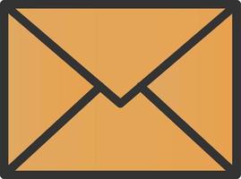 Envelope Square Vector Icon Design