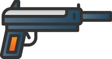 icono de vector de pistola