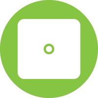 Dice One Vector Icon Design