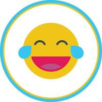 Grin Tongue Squint Vector Icon Design