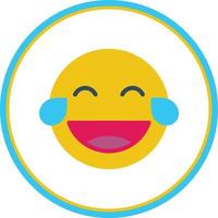 Grin Tongue Squint Vector Icon Design