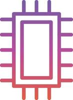Microchip Vector Icon Design