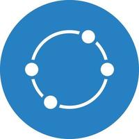 Dot Circle Vector Icon Design