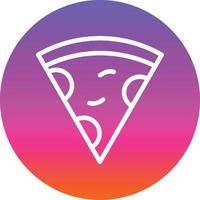 Pizza Slice Vector Icon Design