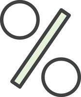 Percentage Vector Icon Design