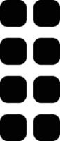Grip Vertical Vector Icon Design