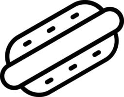 Hotdog Vector Icon Design