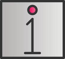 diseño de icono de vector de información