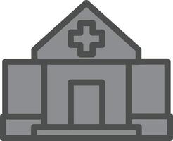 Hospital Alt Vector Icon Design