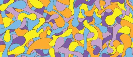 abstract liquid colorful pattern background vector illustration