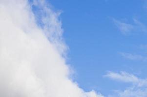 Image of a partly cloudy and partly clear sky during the day photo