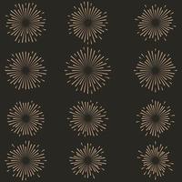 vintage fireworks collection. Set of light rays, sunburst and rays of sun. Logotype or lettering design element. Radial sunset beams. vector