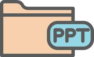 File Powerpoint Vector Icon Design